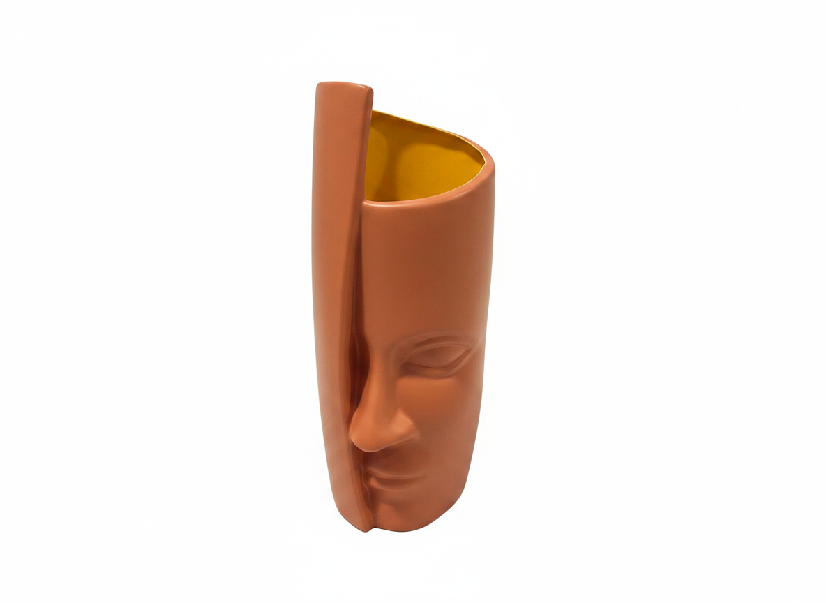 Vase Pot Design à Visage